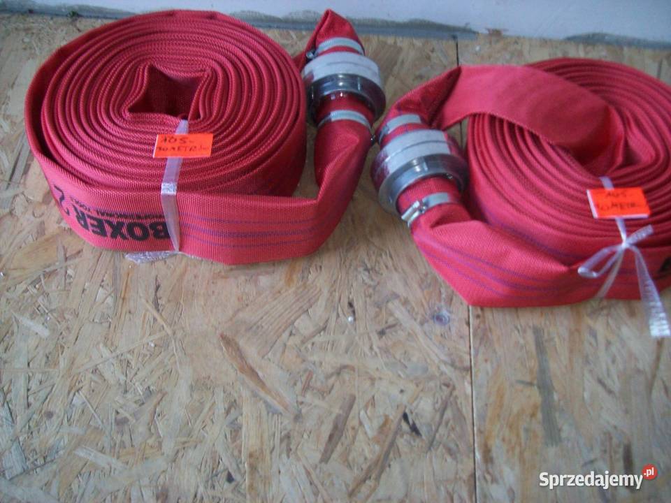 WĄŻ STRAŻACKI ZŁĄCZKI 20M 2 cale GUMOWANY MOCNY Elektryczne Głogowa