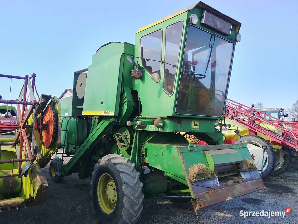 Kombajn zbożowy John Deere 940 kabina Rolnictwo