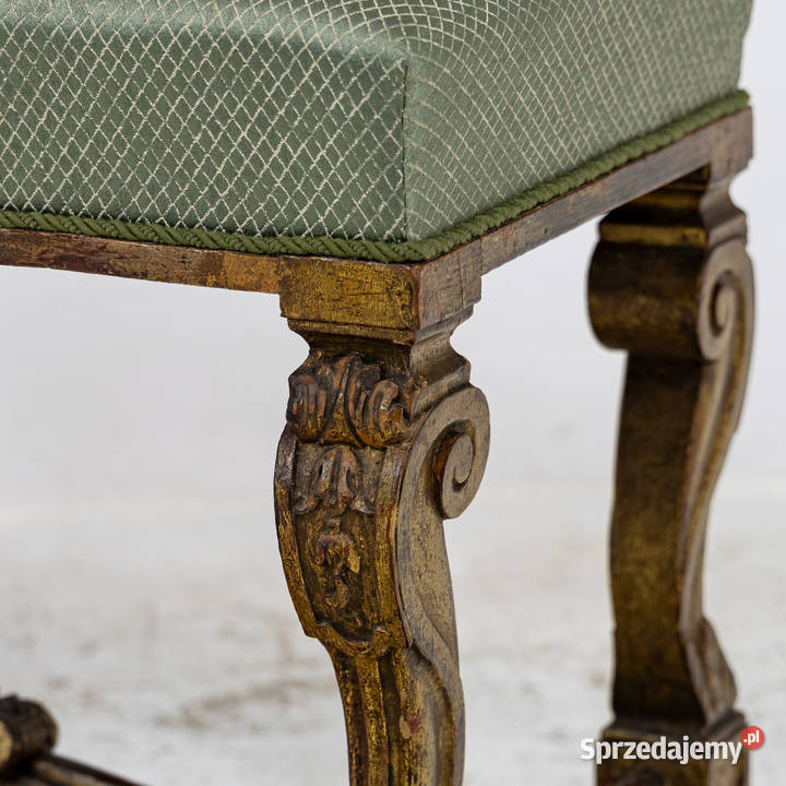 Taboret Ludwik XIV Francja II połowa XIX wieku Swarzędz