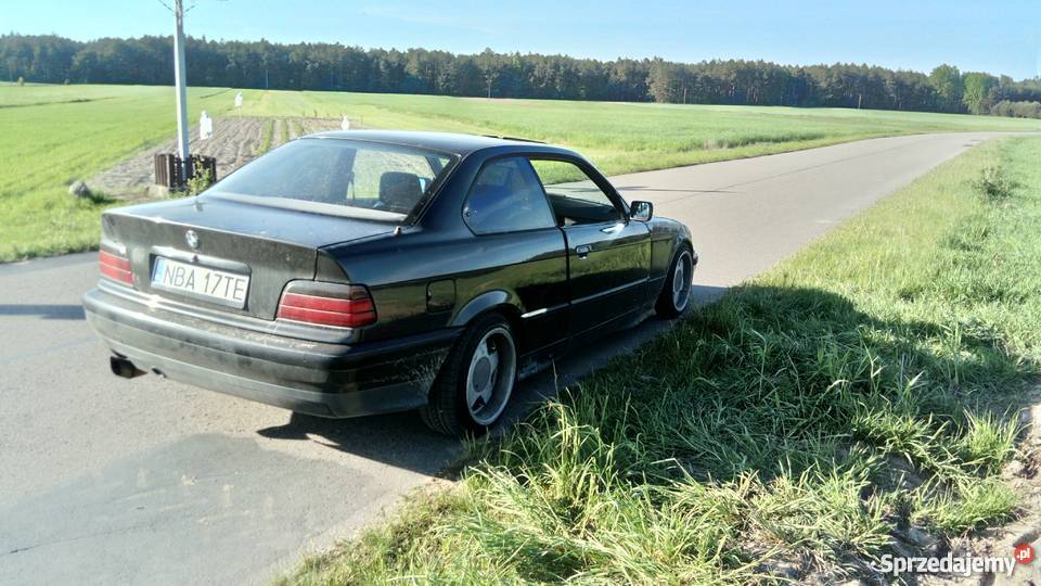 Bmw e36 coupe czarna gleba borbet xenon Siedlce
