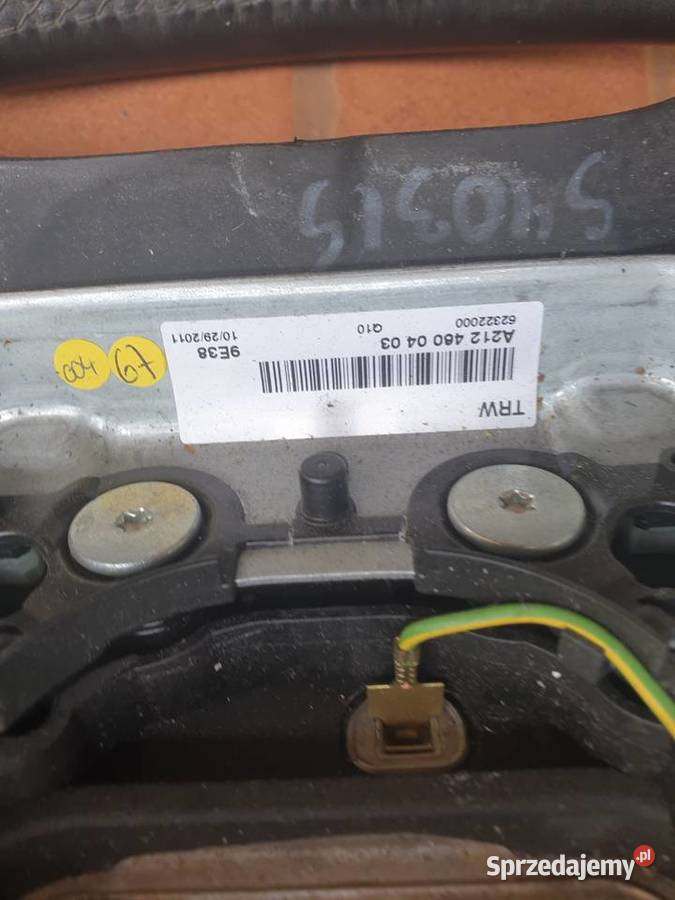 Mercedes Eklasa w212 kierownica skórzana łopatki Międzychód