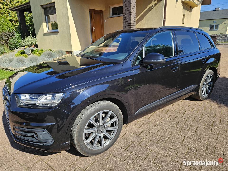 Audi Q7 II 30 50 TDI QUATTRO 7 osobowy Krajowy automatyczna Czarny Las