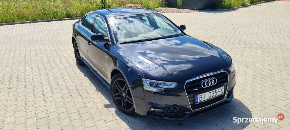 Audi A5 30 TDI Sportback Qattro elektrochrom. lusterka boczne Samochody osobowe Białystok