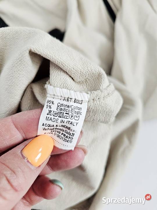 Nowa beżowa bluza z kapturem Acqua Limone Łomianki Dolne