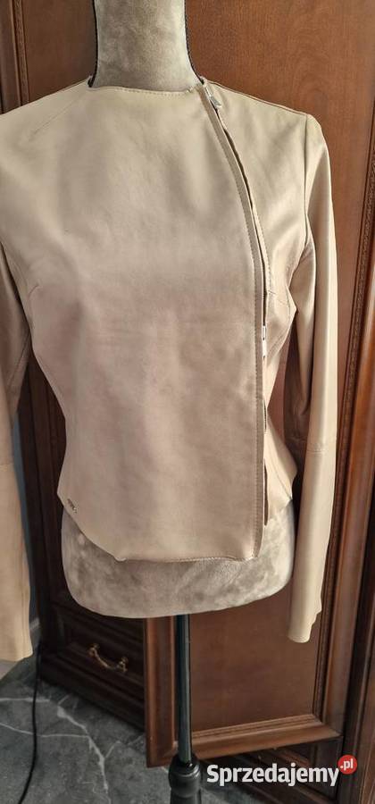 Kurtka skórzana OCHNIK zielony Skierniewice