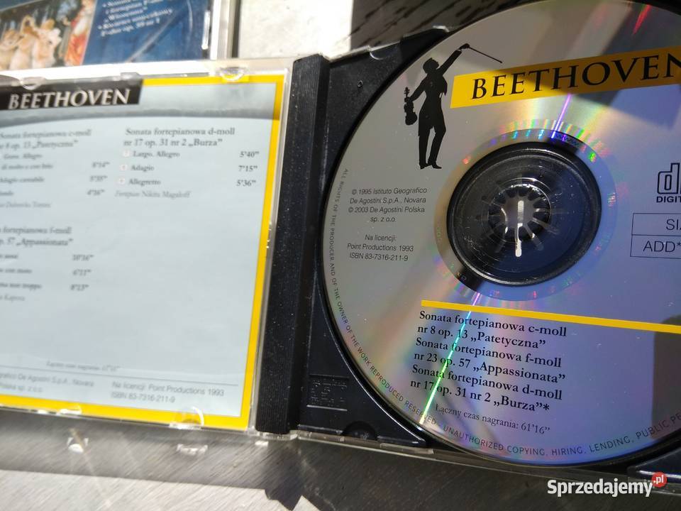 Sonata fortepianowa Beethoven Księgarnia Antykwariat mazowieckie Warszawa