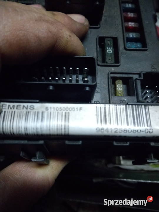 CITROEN PEUGEOT SKRZYNKA MODUŁ BSM 9641258080 Myszków