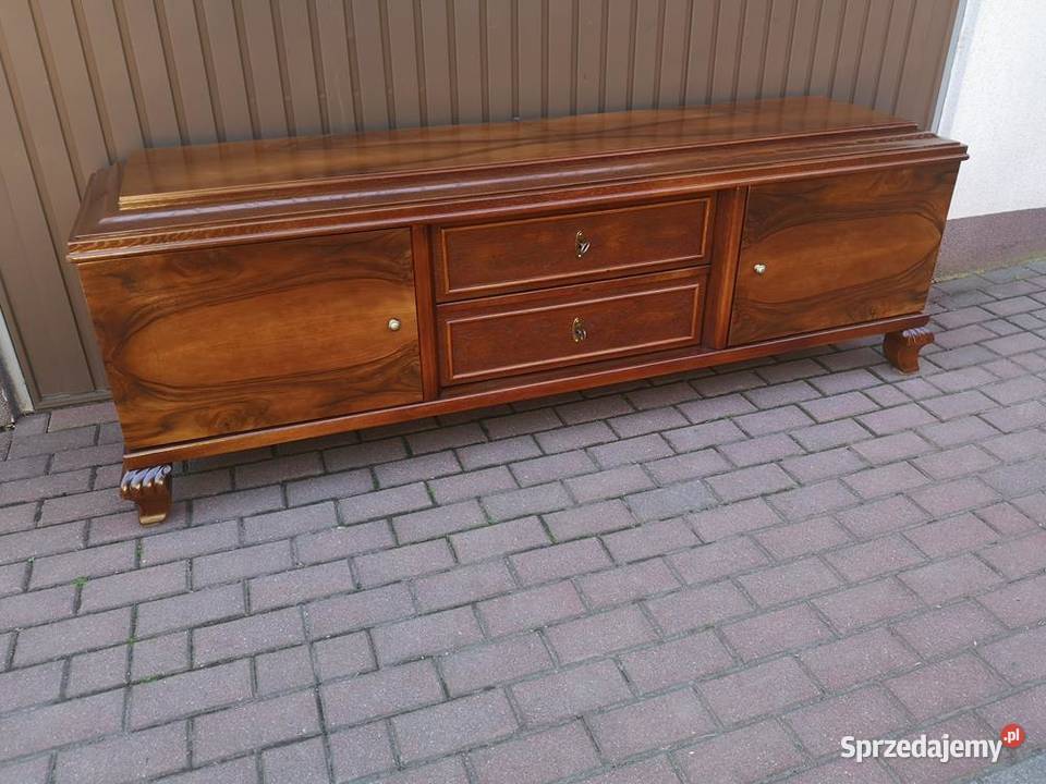 Komoda Szafka RTV Niska ARTDECO 205 OrzechDąb