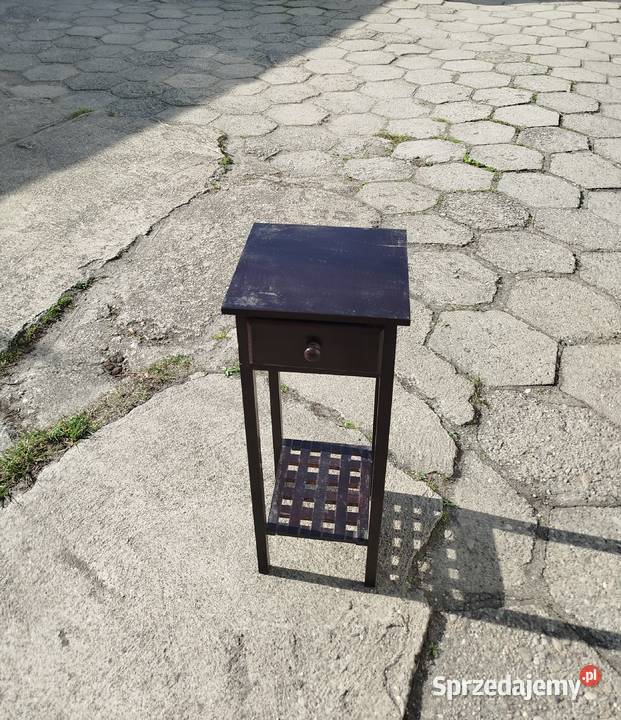 Stolik pomocniczy z szufladą Dom i Ogród Opole sprzedam