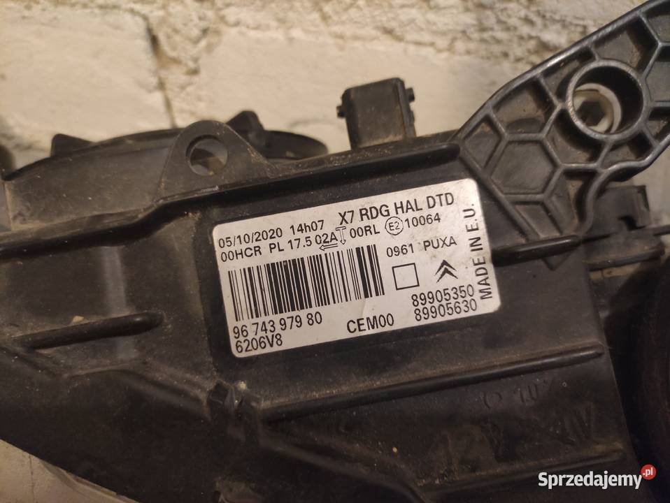 Citroen C5 reflektory lampy przednie Lampy przednie Słupsk