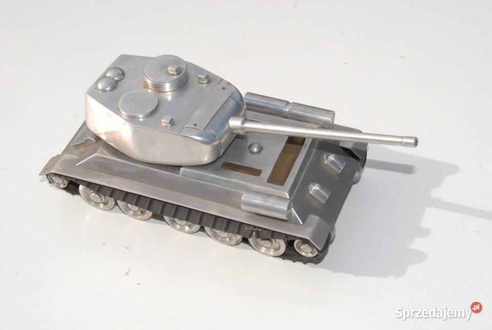 Stary aluminiowy czołg model antyk zabytek Cieszyn sprzedam