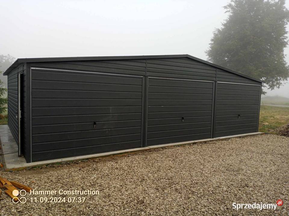 Garaż blaszany 9x5 Wzmocniony profilami Wejherowo