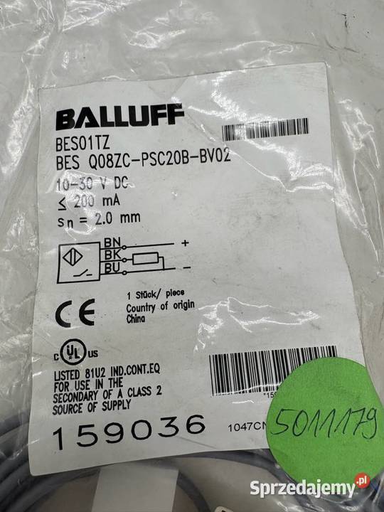 Balluff BES01TZ BES Q08ZCPSC20BBV02 Czujnik Warszawa