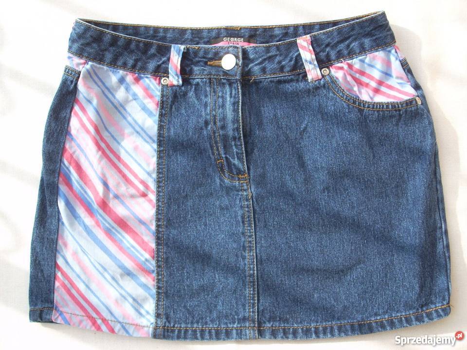GEORGE Dżinsowa spódniczka z Wstawką 36 S