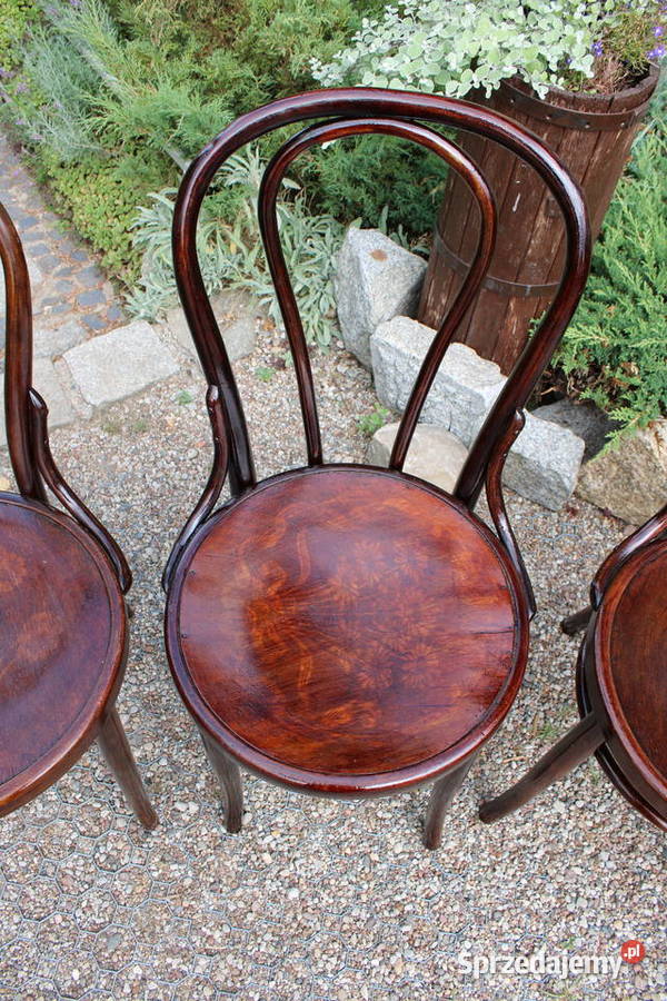 Krzesło gięte Thonet fabryka mebli z Wojciechowa Antoniewo