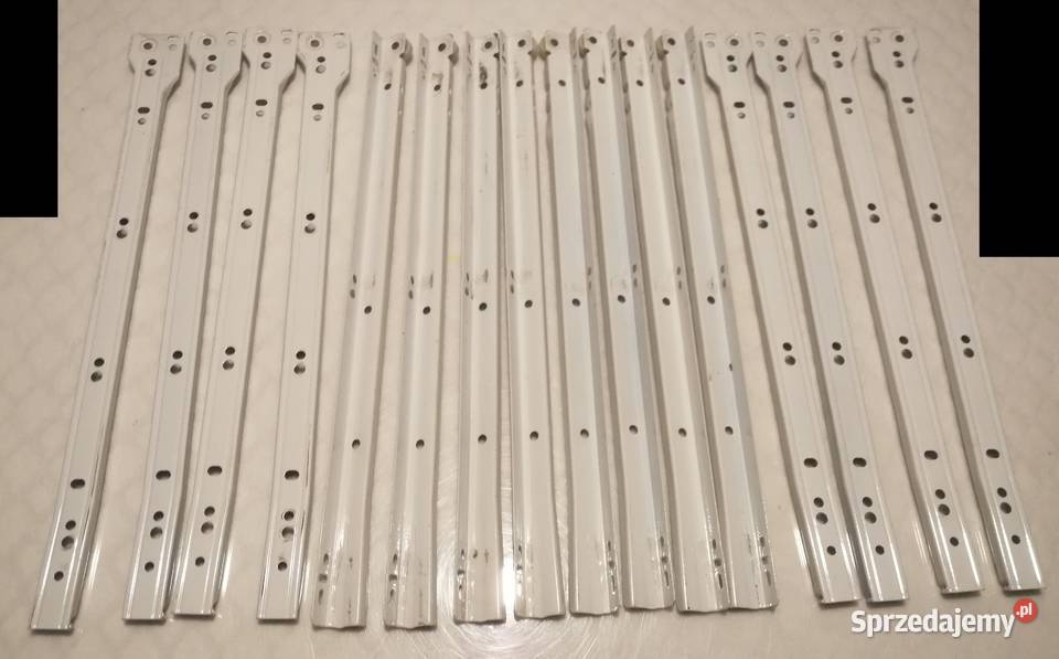 Prowadnica meblowa metalowa rolkowa szuflady Czeladź