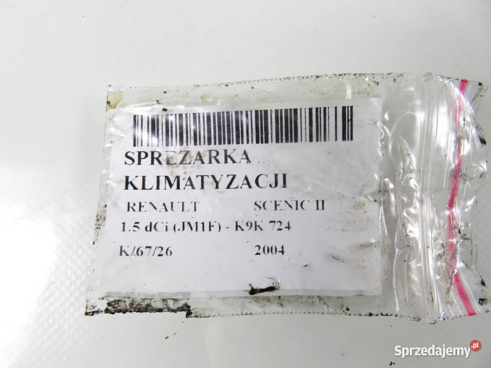 KOMPRESOR KLIMATYZACJI RENAULT SCENIC II 15 dCi małopolskie