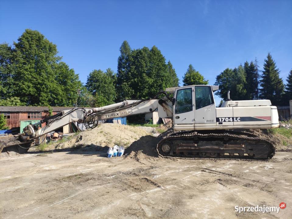 Koparka gąsienicowa Atlas Terex 1704 2005 Koparki lubelskie Janów Lubelski sprzedam