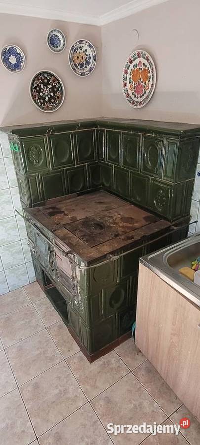 Piec kaflowy kuchnia kaflowa z podkową piec z Legnica