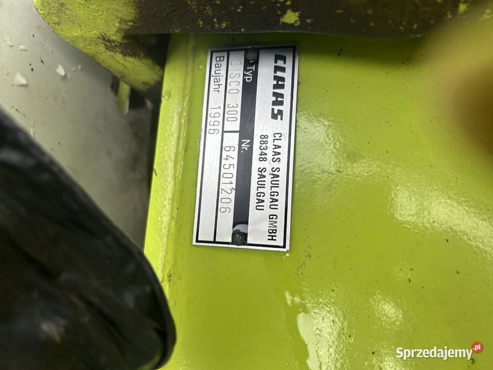 Kosiarka dyskowa Claas Disko300 Kurznie