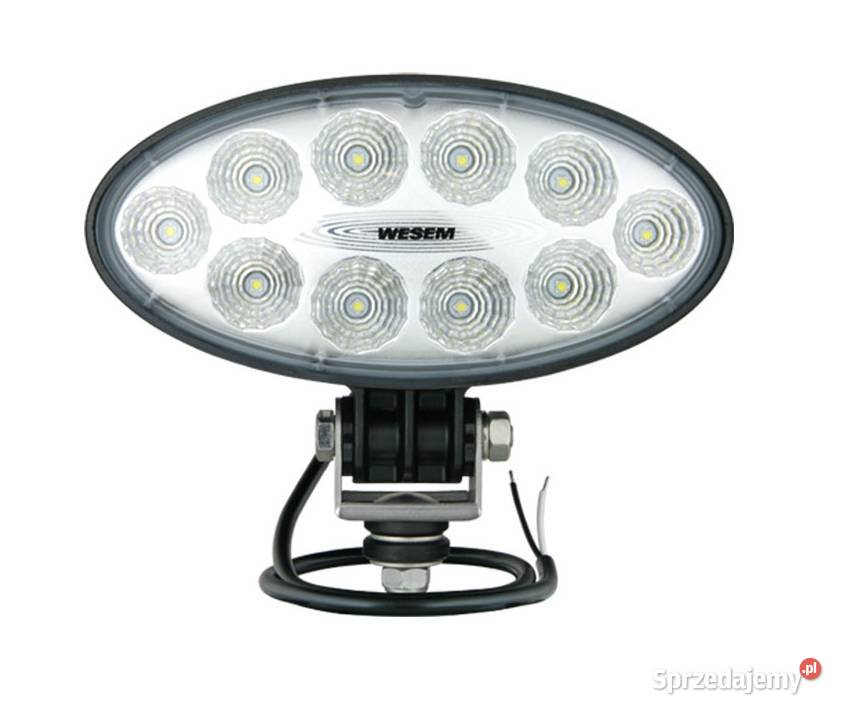 Lampa robocza LED 35W 3000 lm przewód 05m WESEM nieuszkodzony Części zamienne Trzciana