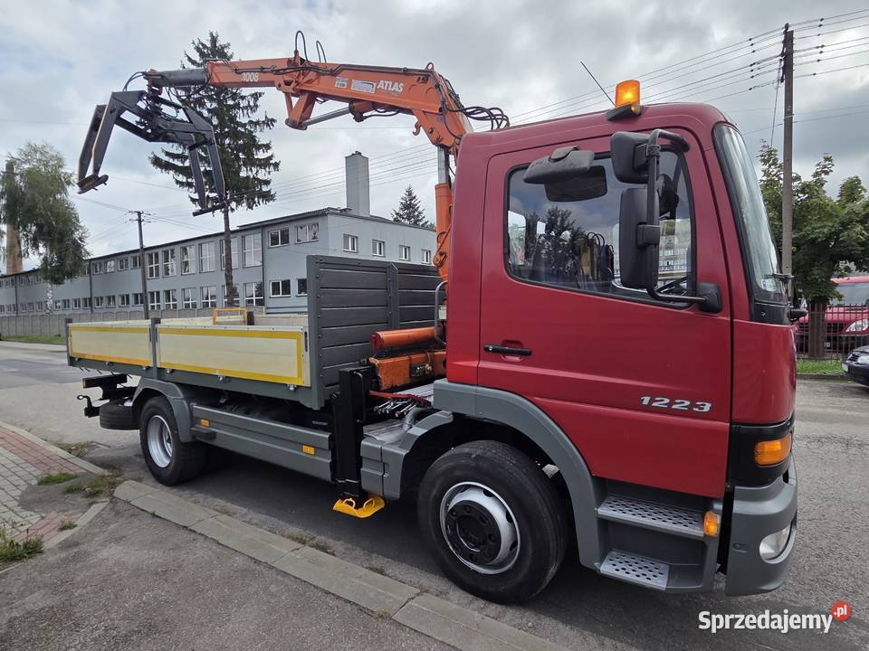 Mercedes ATEGO 1523 1223 HDS Żuraw Dźwig Chwytak szyberdach podkarpackie Łańcut sprzedam