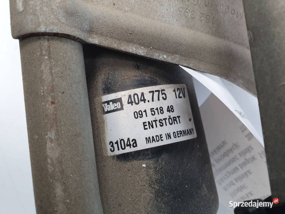 MECHANIZM WYCIERACZEK PRZÓD VOLVO S60 09151848 kujawsko-pomorskie Lipno