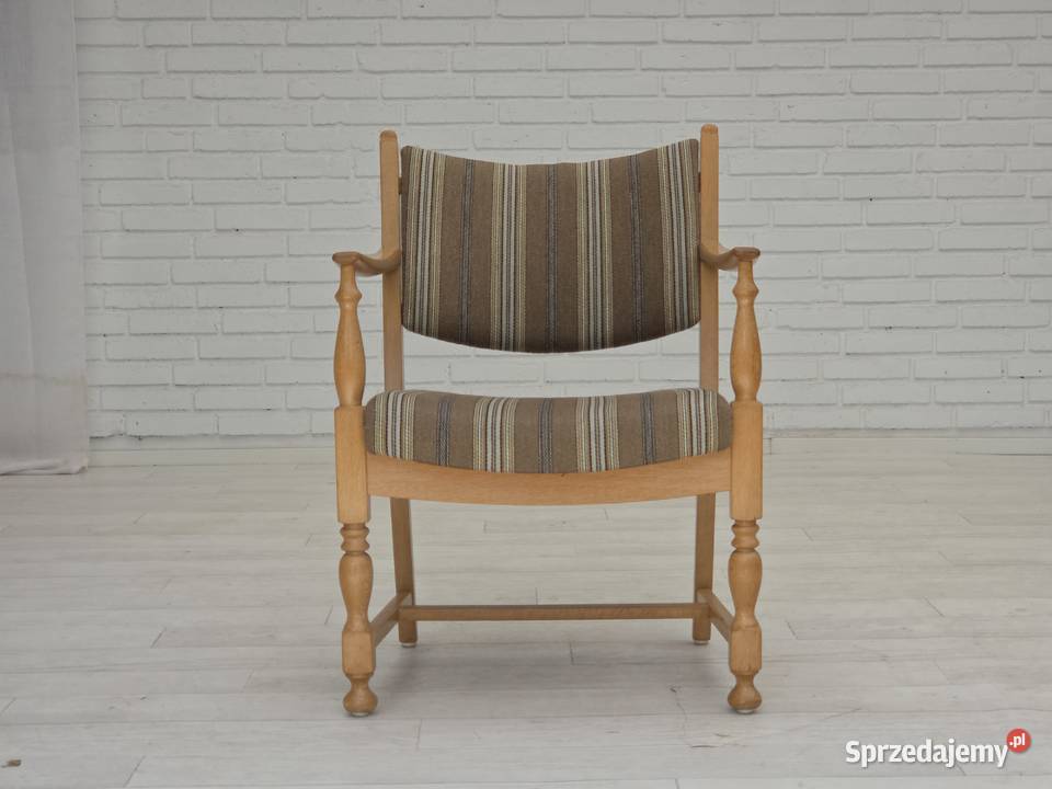 Lata 70 para skandynawskich foteli wełna meblowa wielkopolskie Poznań
