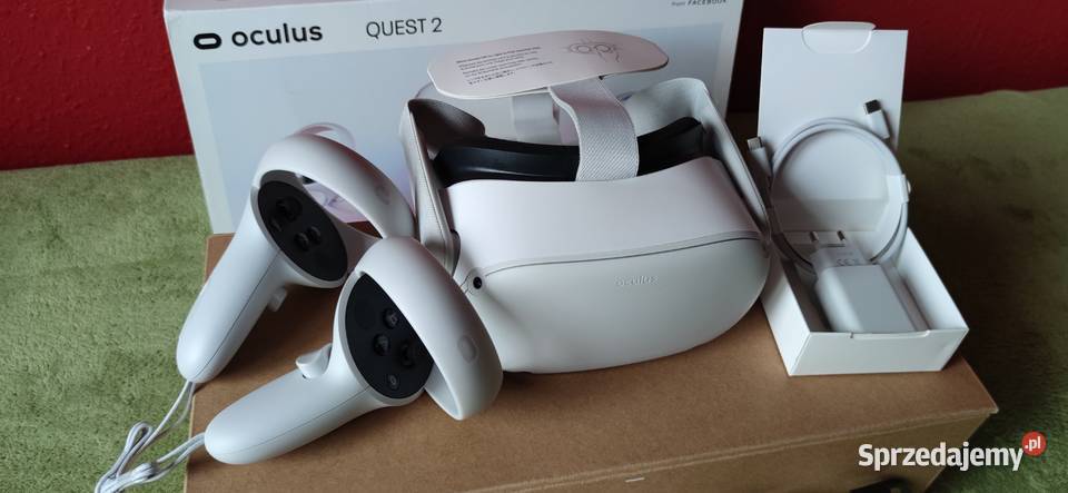 Gogle Meta VR Oculus Quest 2 128 GB 2 PADY lubuskie Strzelce Krajeńskie