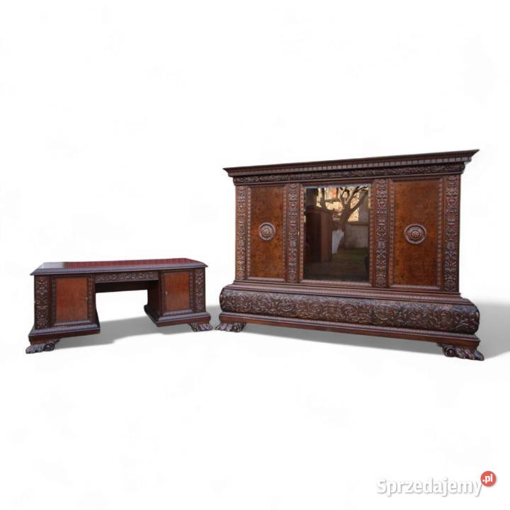 Neorenesansowy komplet gabinetowy z 1925 roku