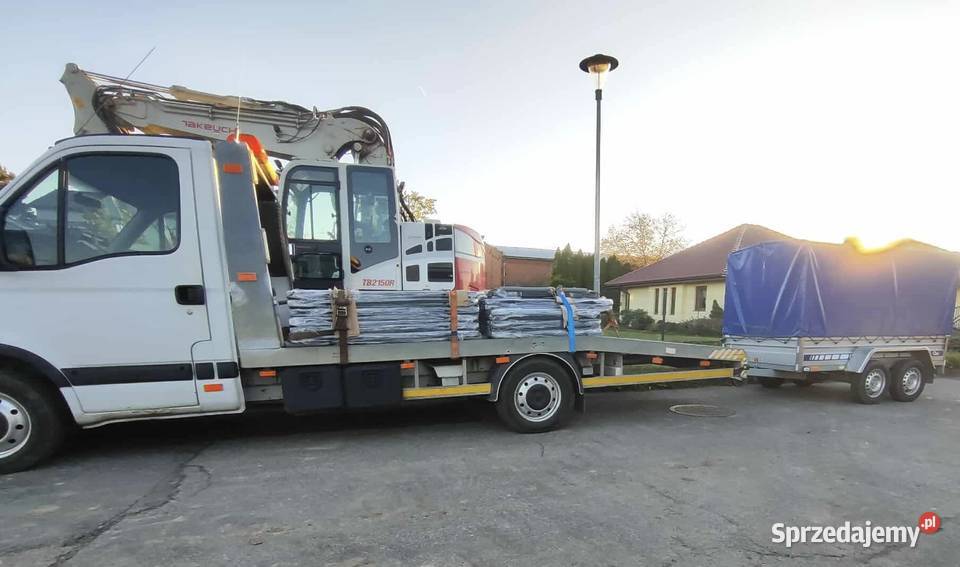 Transport Autolawetą Wynajem Transport maszyn