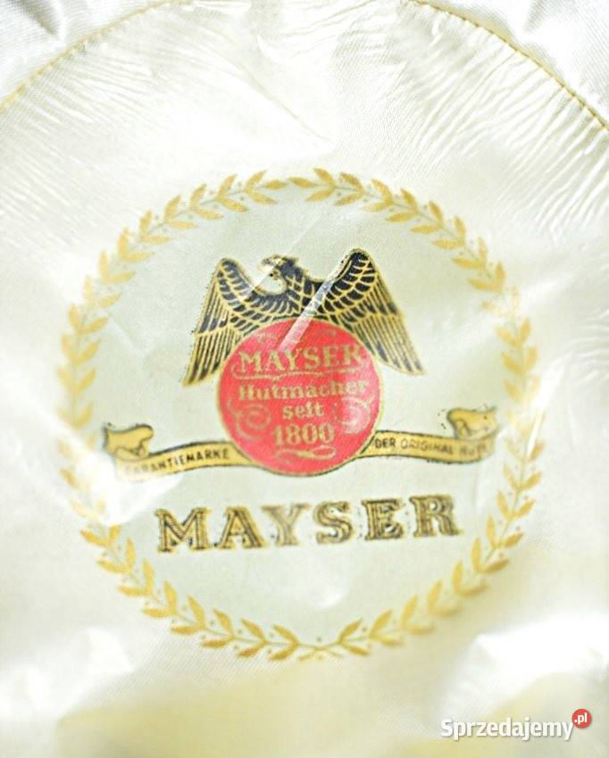 Markowy kapelusz firmy Mayser stan nieużywany Chełmno