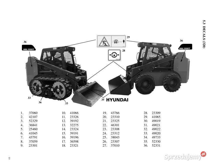 Hyundai HSL1500T HSL1200T HSL960T instrukcja Poradniki, albumy i reportaże świętokrzyskie Kielce