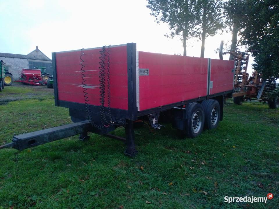 Przyczepa ciężarowa rolnicza 14ton Tandem Wąbrzeźno
