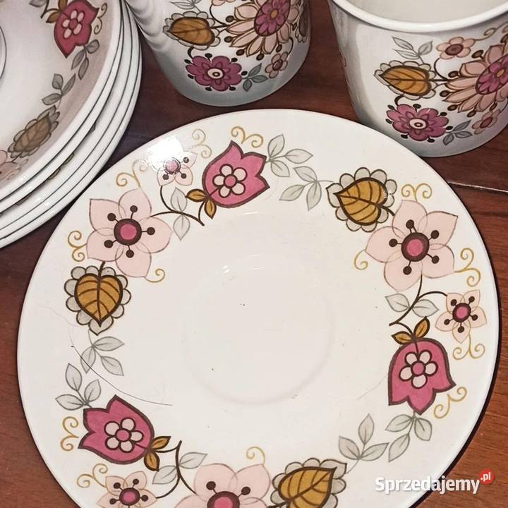 Serwis do kawy na 5 osób Z jabłkami JG Meakin Gdańsk