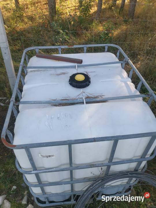 Zbiornik 1000l Mauzer Pojemnik na Wodę Załom