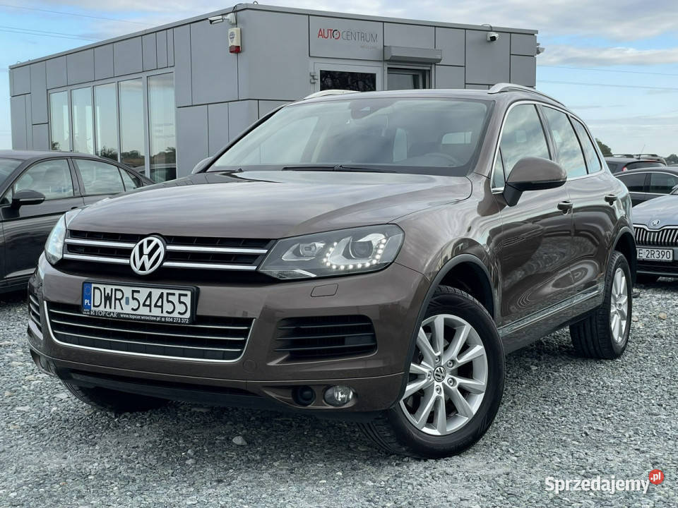 Volkswagen Touareg 3.0 V6 TDI, 2012r. Salon PL, serwis w ASO, bogata wersj…