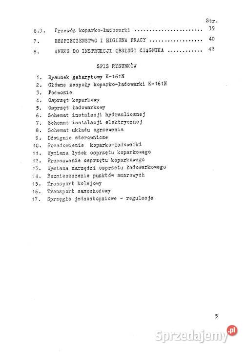 Ostrówek k 161 n instrukcja obsługi Stalowa Wola