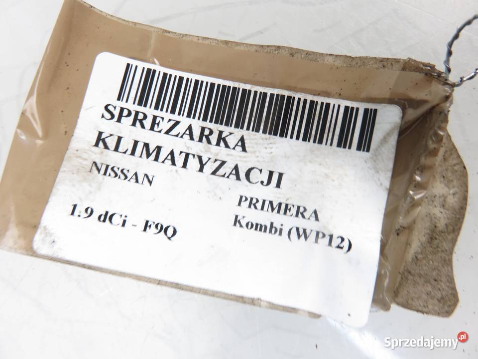 KOMPRESOR KLIMATYZACJI NISSAN PRIMERA P12 19 dCi sprzedam