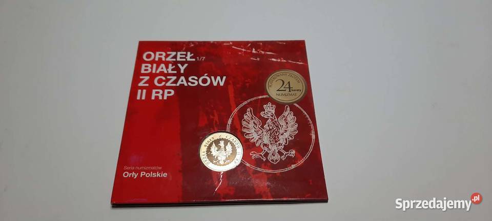Moneta Orzeł Biały z czasów II RP Numizmat etui mazowieckie