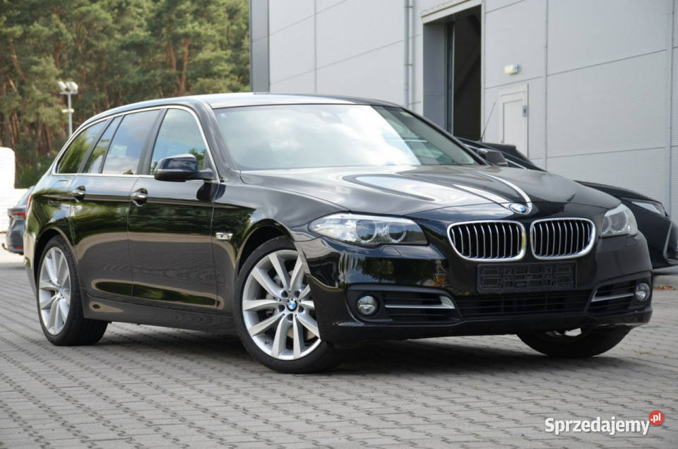BMW 530 Czarna 530D 258 Lift 6WB Serwis Jasna wielofunkcyjna kierownica Kutno
