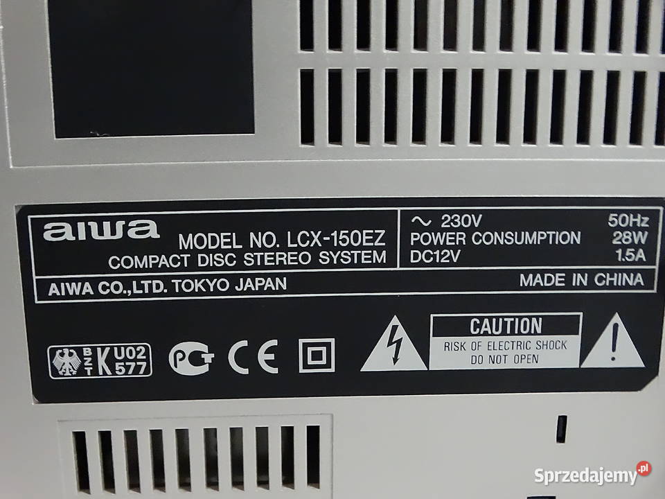 Miniwieża AIWA LCX150 CD Magnetofon Radio RDS Odtwarzacze CD i MD lubelskie