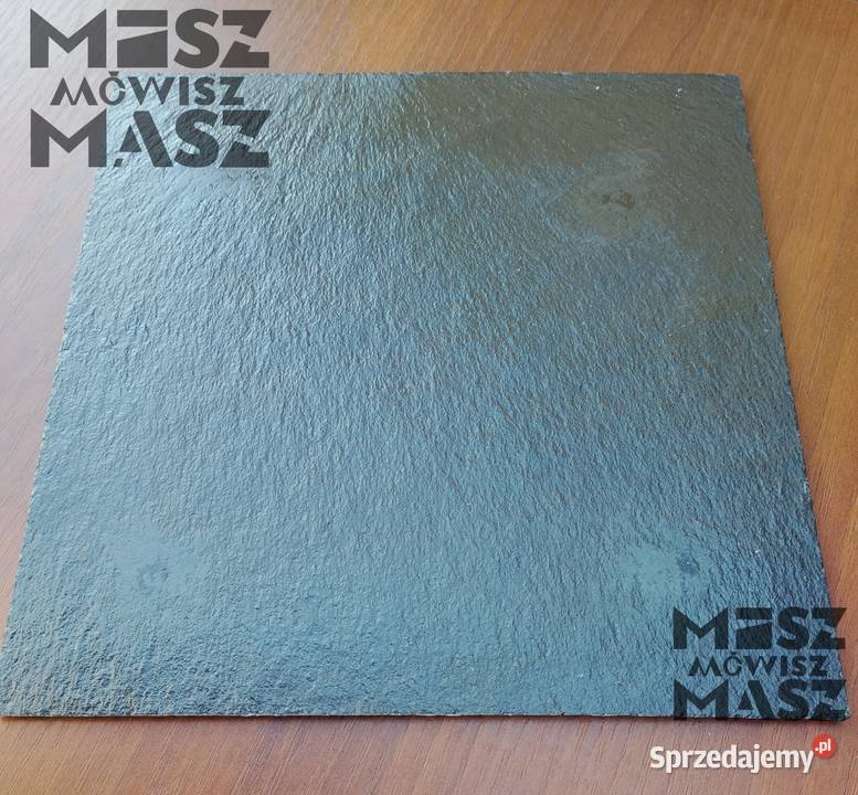 Nagrobek tablica 25x25 z łupka grawer tanio wielkopolskie