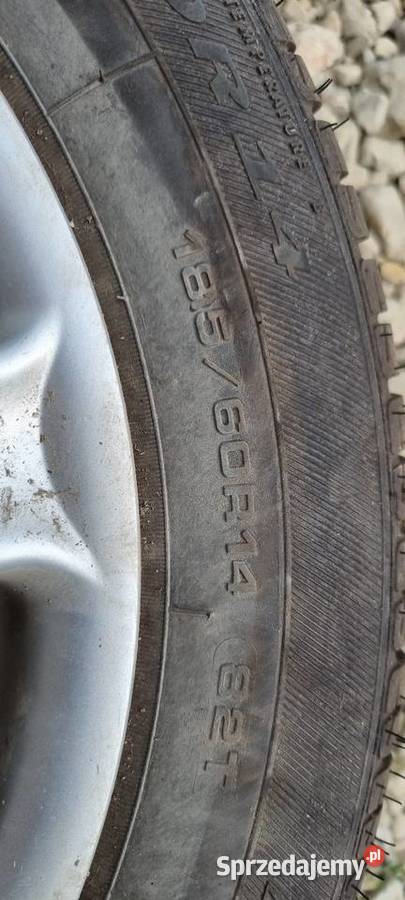 Alufelgi 14 4x100 ET38 Polo Golf Seat opony Medyka