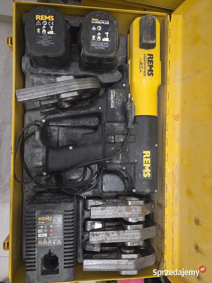 Zaciskarka do rur Rems Zaciskarki do rur wielkopolskie Konin