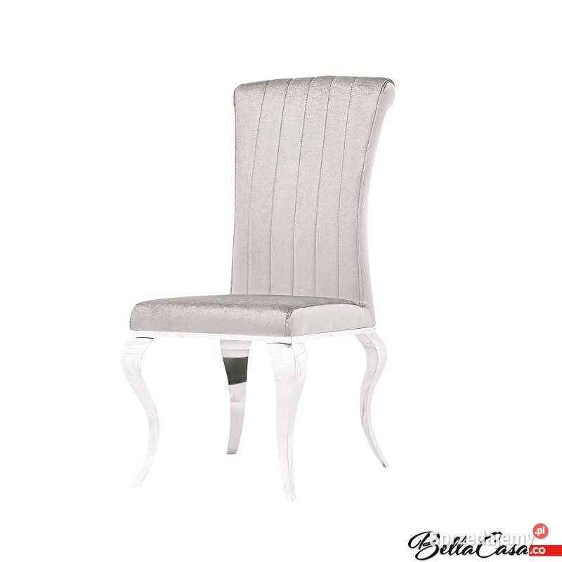 Krzesła glamour Stanley Stal Srebrna Złota RÓŻNE