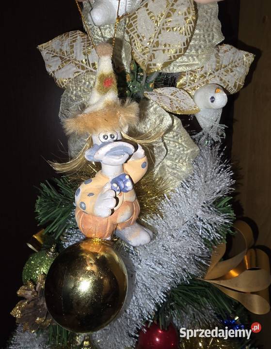Figurka kaczor z bombką ozdoba na choinkę Sosnowiec