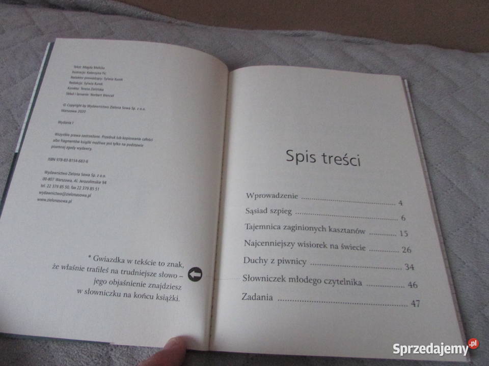 książka dzieci już czytam sylabami Sąsiad Szpieg Kraków