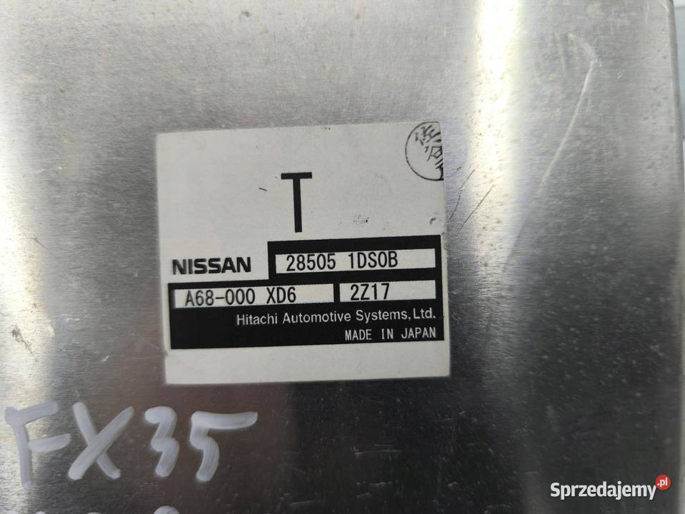 MODUŁ STEROWNIK OSI TYLNEJ FX II QX70 285051DS0B osobowe