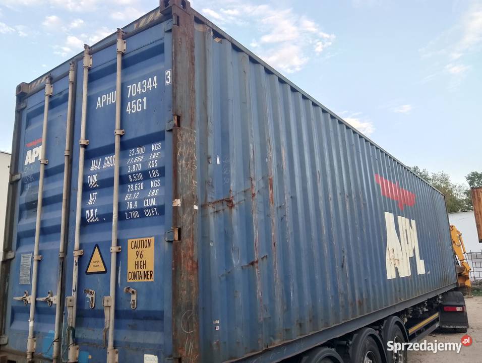 SPRZEDAM Kontener morski 40HC CW szczelny suchy Magazynowanie Warszawa sprzedam
